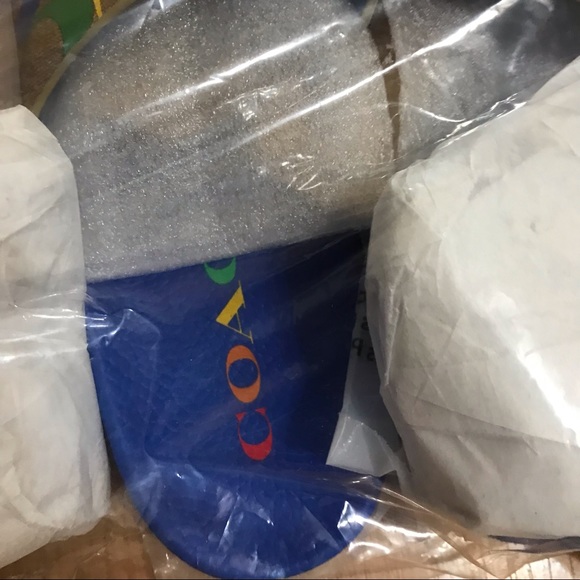 ❤️ Coach Uli Sport Slide Rainbow Signature Canvas 11 - Picture 5 of 7